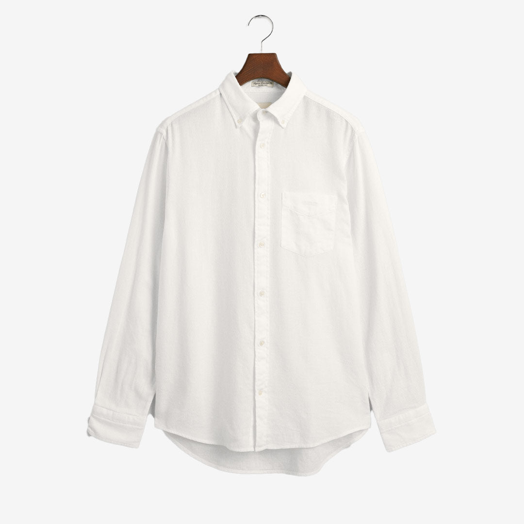 REG COTTON LINEN TEXTURE SHIRT