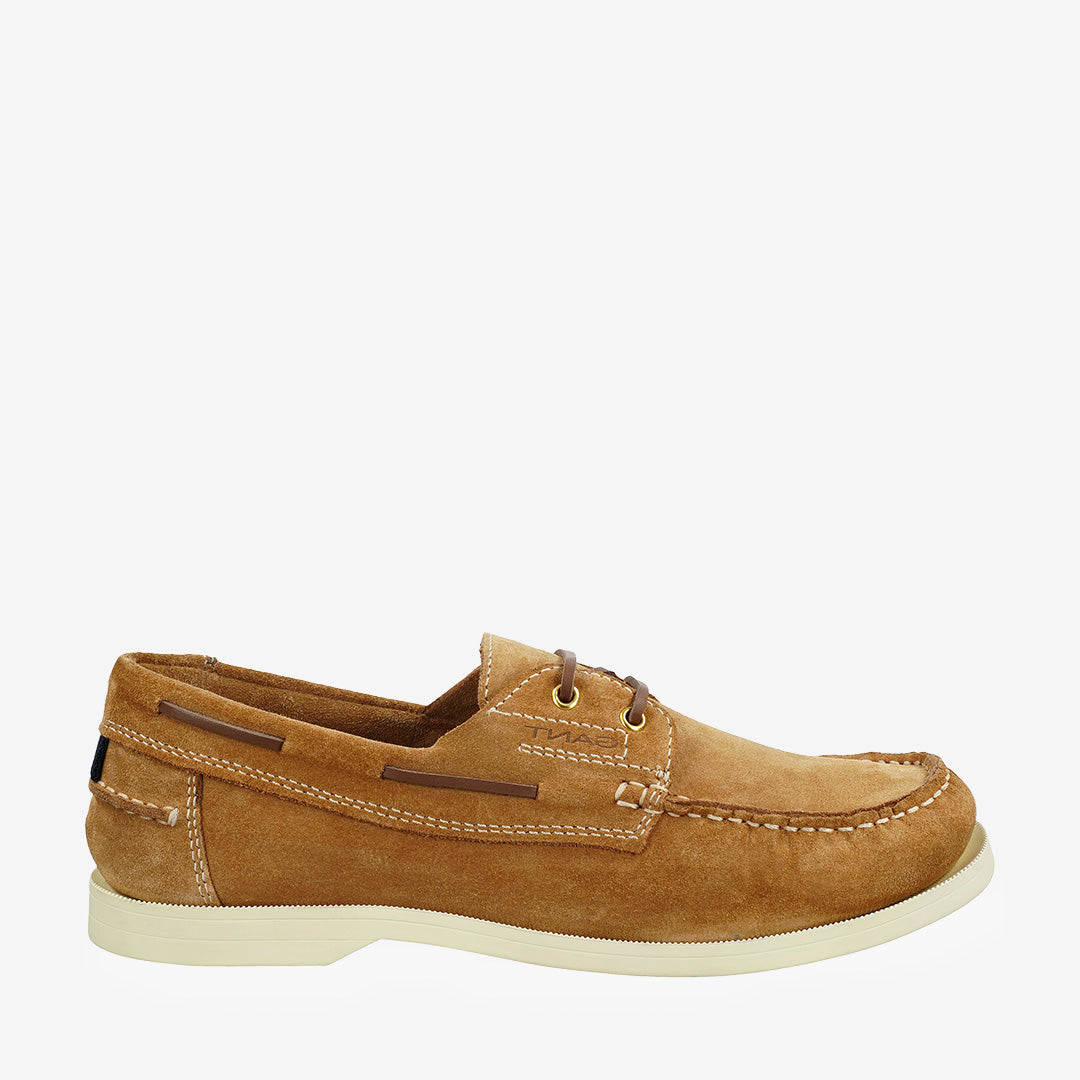 Herrbåtsko i mocka från Gant, modell Yardport G146 Warm Sand