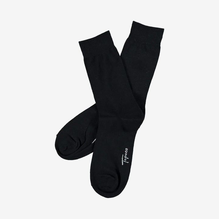SOCK SOLID, COTTON, BLACK