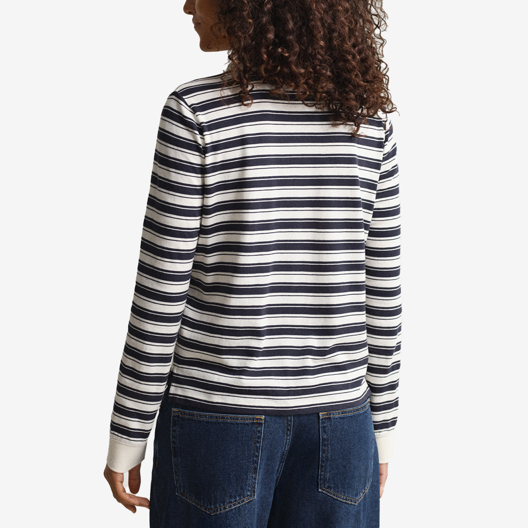 STRIPED LS POLO