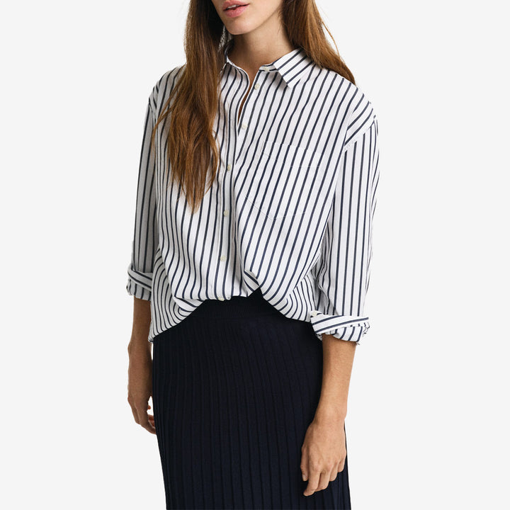 REL STRIPED POPLIN SHIRT