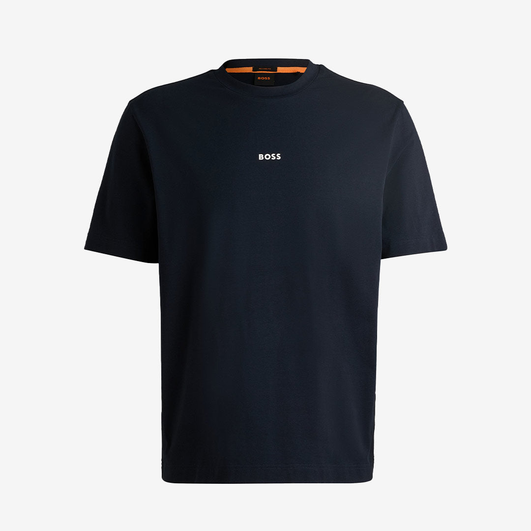 BOSS Orange t-shirt dark blue kortärmad herr