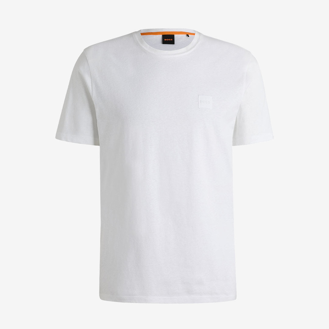 BOSS vit t-shirt slim fit herr