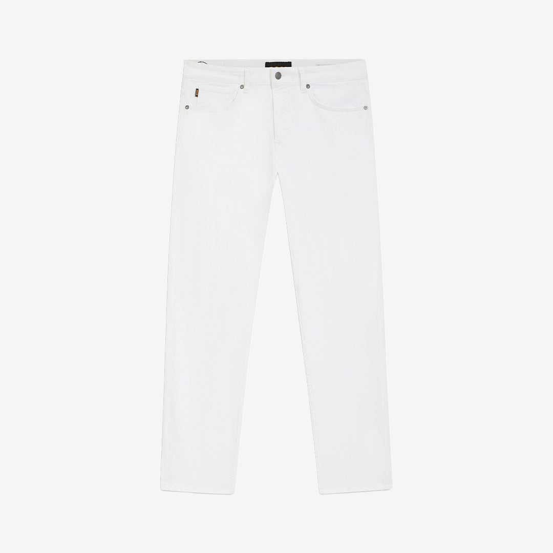 RE.MAINE BO regular fit jeans från BOSS Men Orange i natural med tapered ben