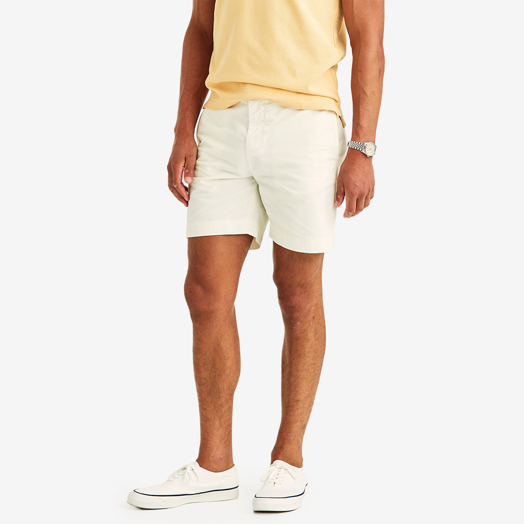 Morris Original Chino Shorts off white herrshorts i bomull