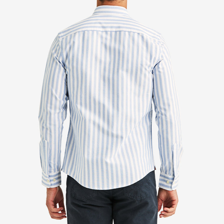 Douglas Oxford Stripe Shirt-Slim Fit