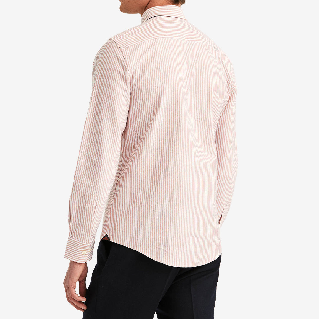 Douglas Oxford Stripe Shirt-Slim Fit