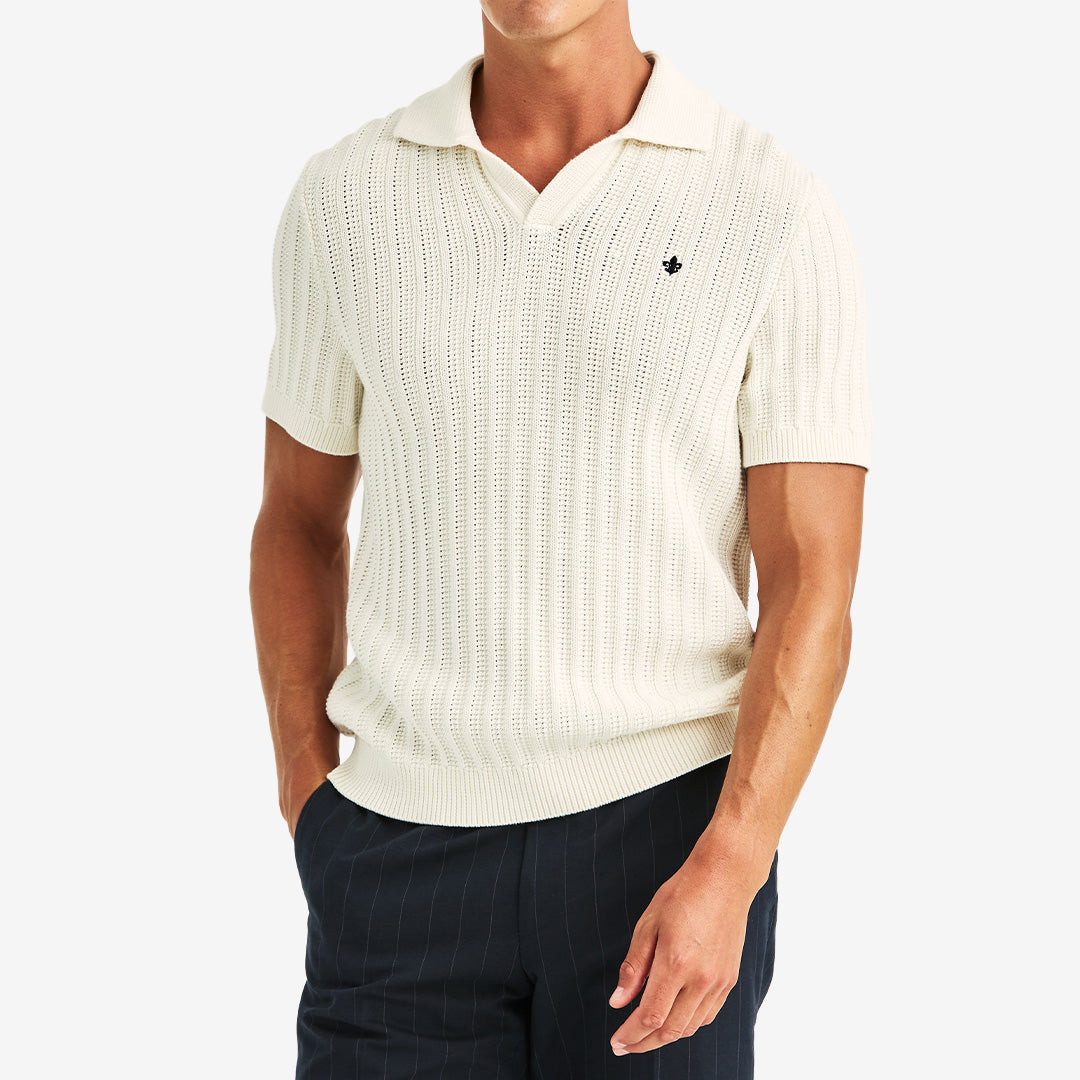 Morris Baldwin Resort Polo Off White i 100% bomull