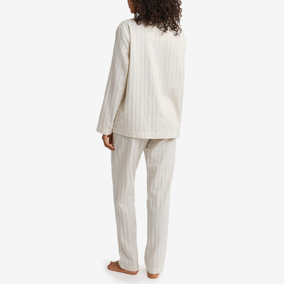SATIN STRIPE PAJAMA SET GIFT BOX