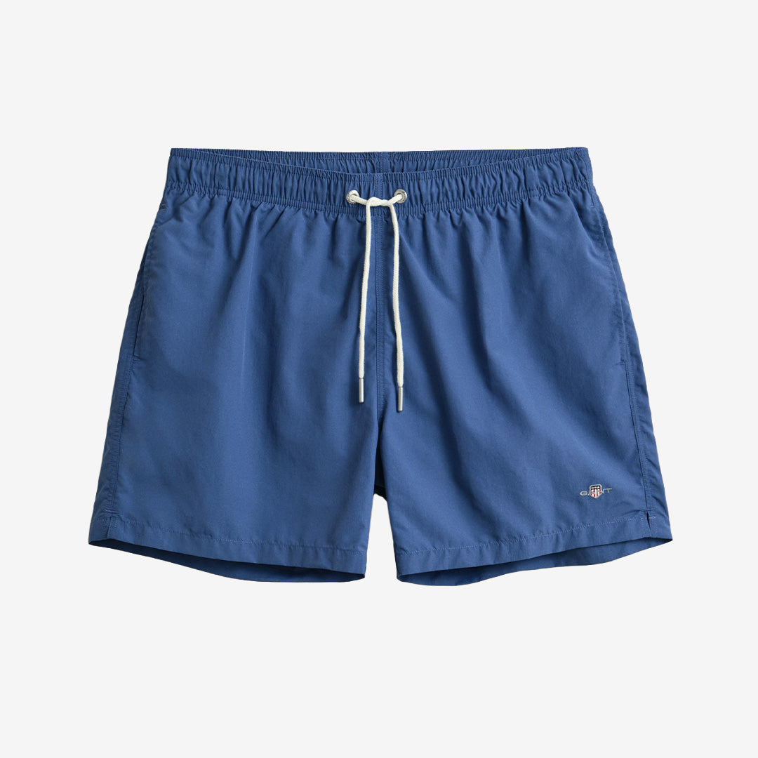 Badbyxor i vintage blue, 100 % återvunnen polyamid