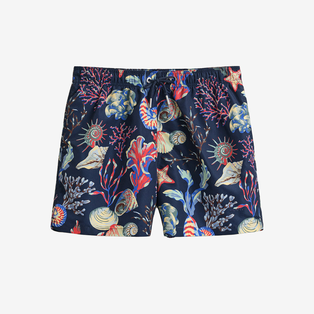 SEAWEED PRINT SWIM SHORTS