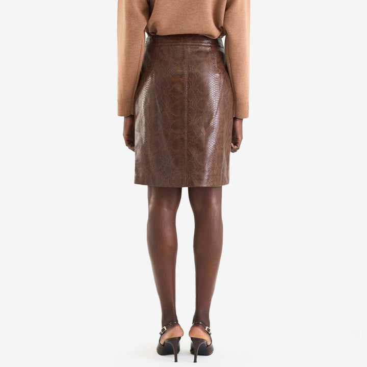 Ramona Faux Leather Skirt
