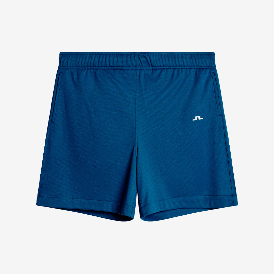 Logo Shorts för herr i färgen Estate Blue i mjukt jerseysweat-material med Pima-bomull