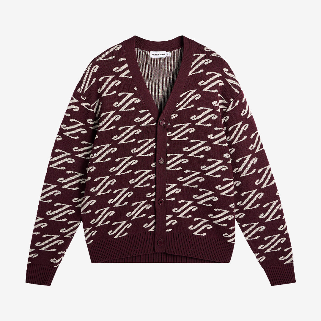 Denny Jacquard Cardigan