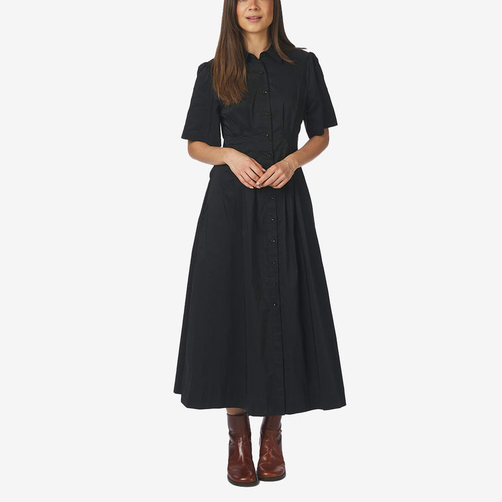 Neo Noir Baia Poplin Dress dam 165343