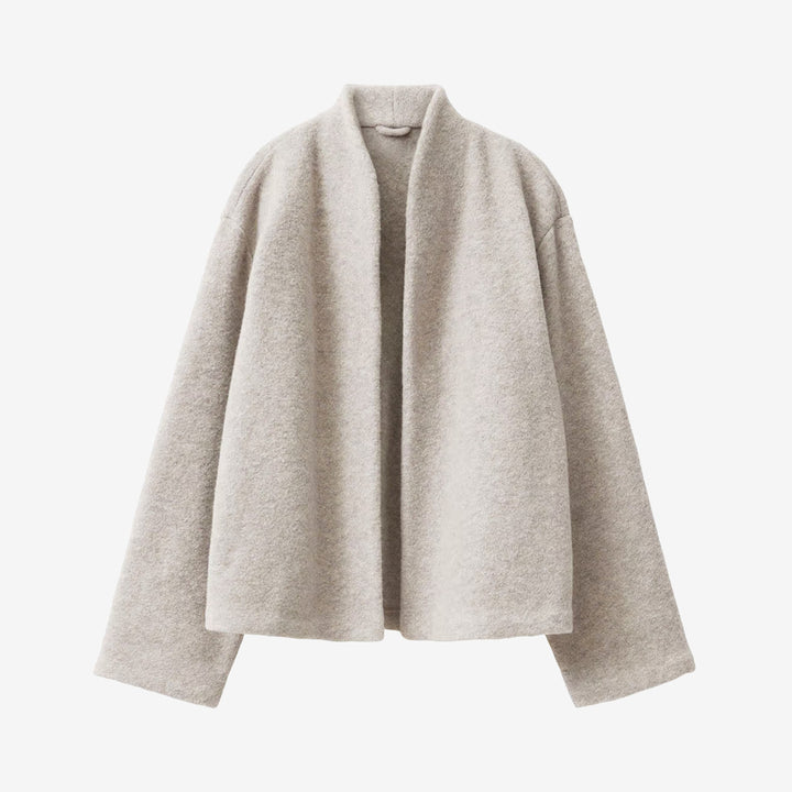 CAPE JACKET HEAVY KNIT