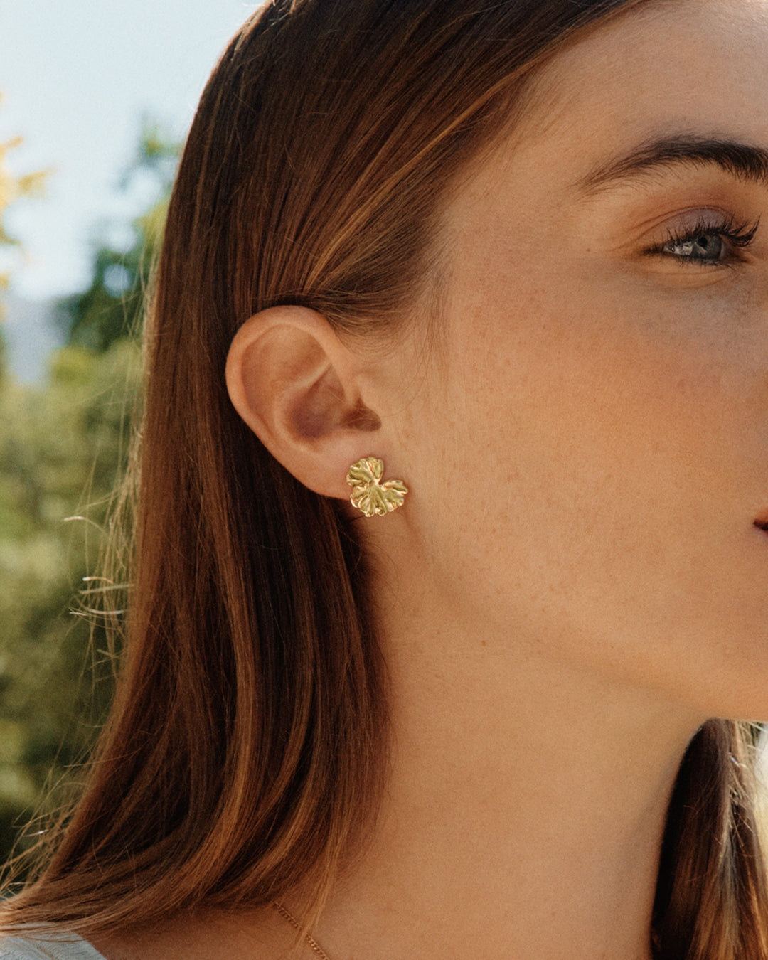 Gerana Studs S Gold