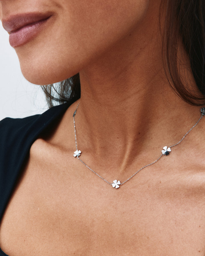 Lucky Mini Necklace Steel