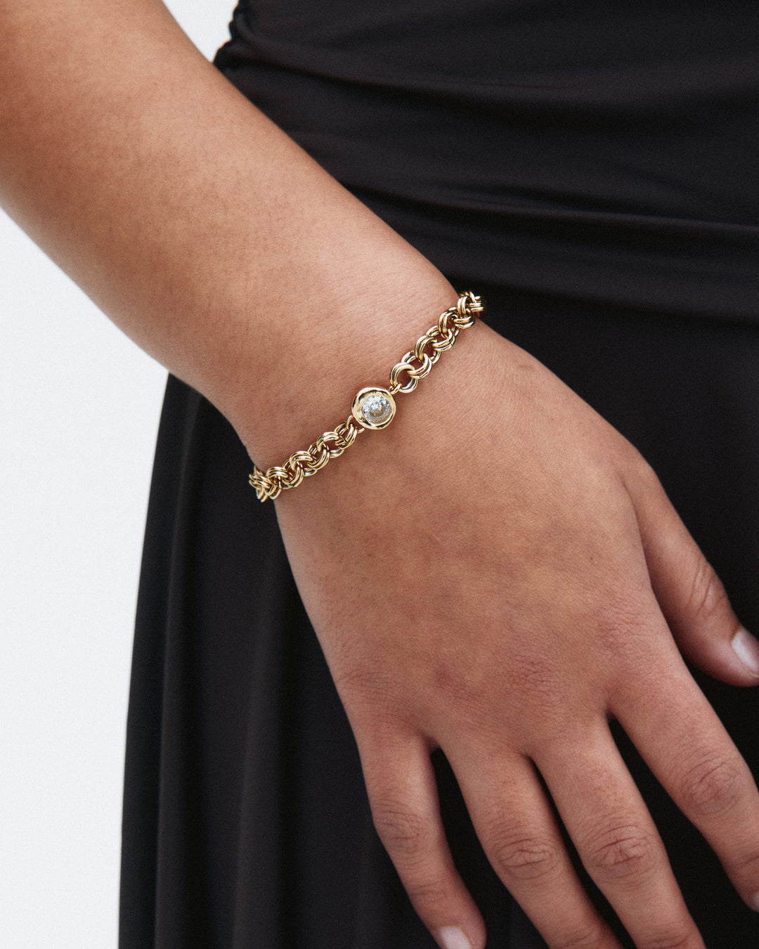 Ocean Gem Bracelet L Gold