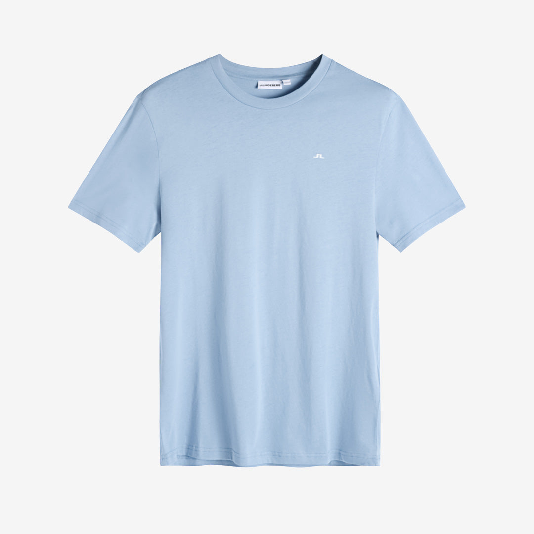 J. Lindeberg FMJT06627 M Cotton Blend T-shirt i Rain Washed med klassisk passform och mjuk bomull för herr