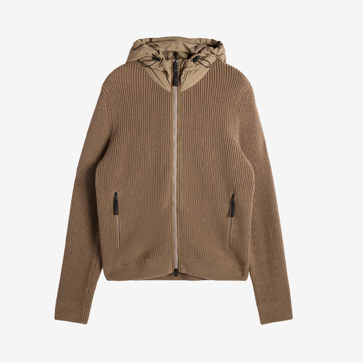 Dorin Knit Hood Hybrid Jacket