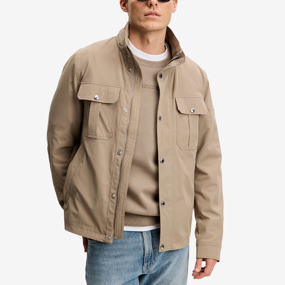 Bailey Recy Poly Jacket unpadded jacka i återvunnen polyester och polyester, färg Brindle, modell FMOW15350