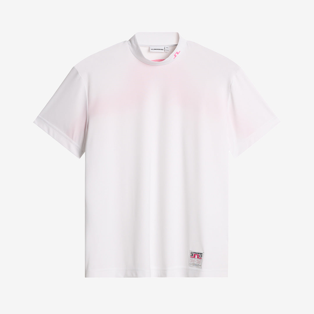 30Y Rory KV Mock Neck golftröja för herr i vit färg med mock neck-krage