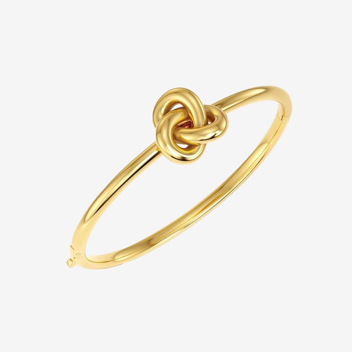 Infinity Knot bangle i 14K guldplätering i guldton