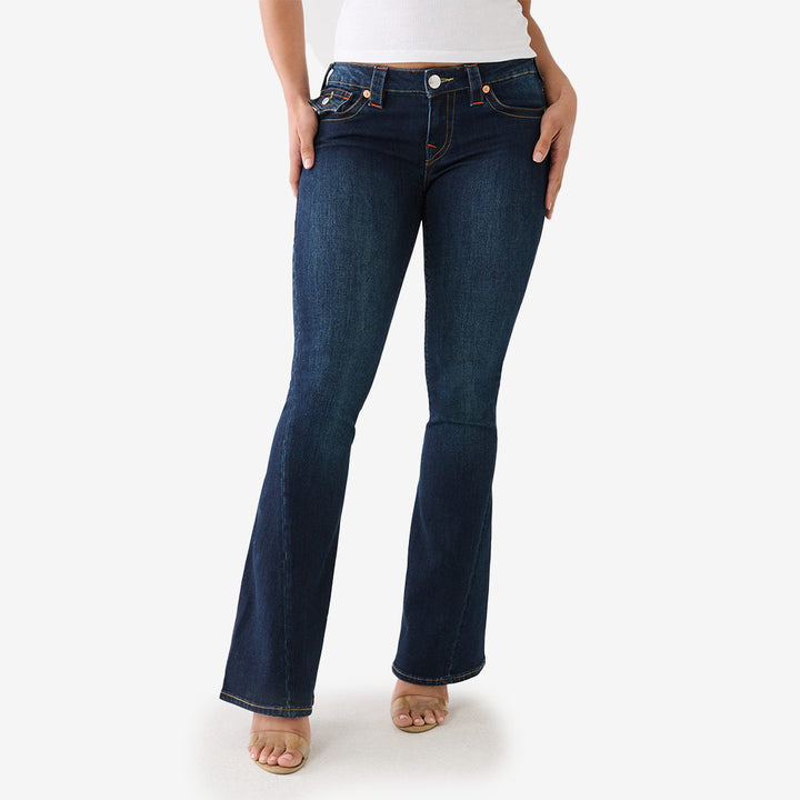 True Religion Joey flare jeans dam i färgen Muddy Waters