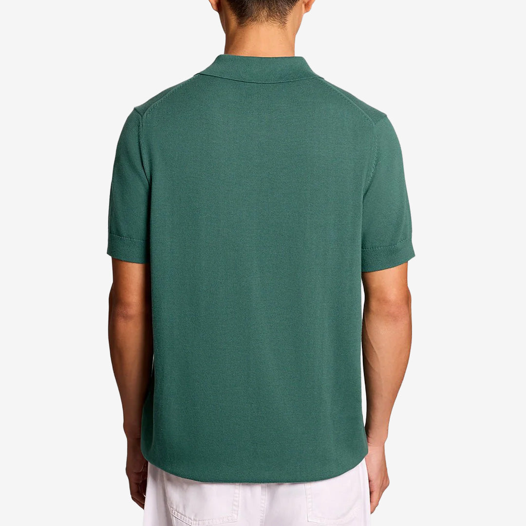 Cotton Short Sleeve Knitted Polo