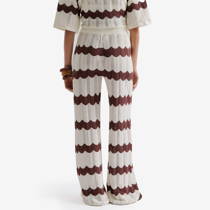 Keily Straight Knitted Pants
