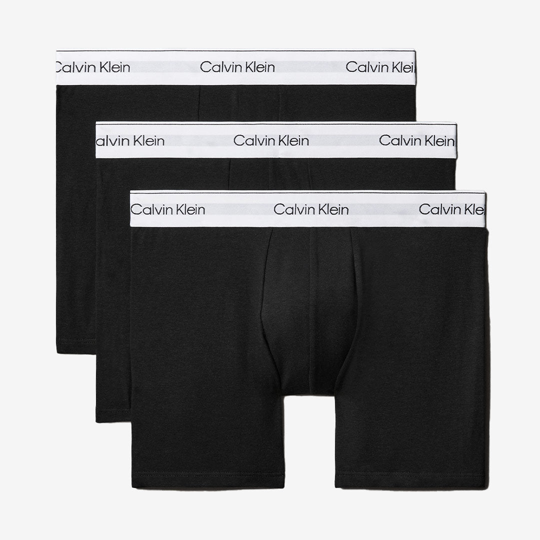 3-pack svarta Calvin Klein-kalsonger med stretch och bekväm passform, LV00NB4394