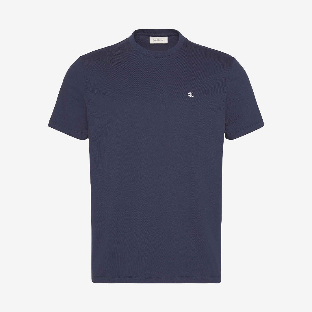 Kortärmad t-shirt i Maritime Blue med klassiskt monogramtryck.
