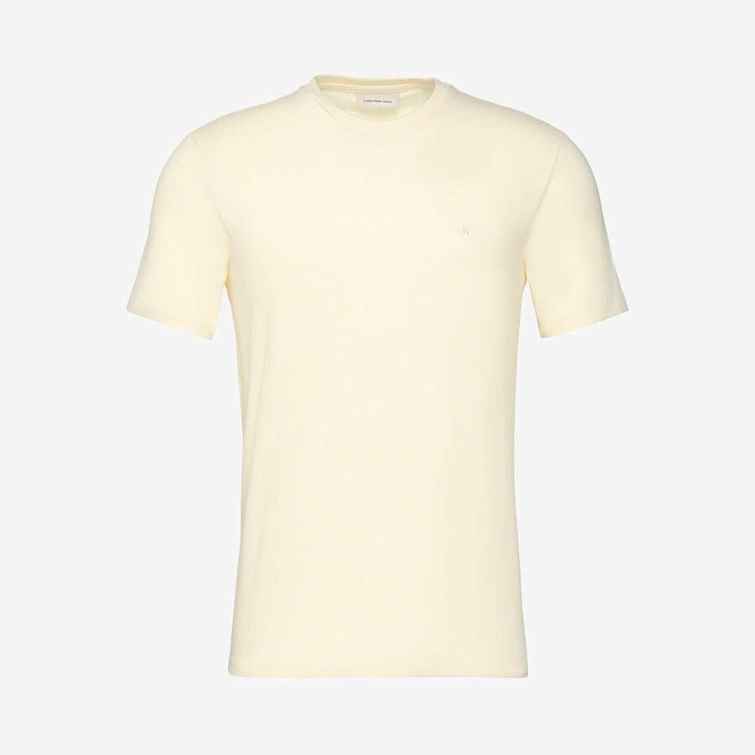 T-shirt SS Classic Monogram i 100% bomull i färgen Pear Sorbet med monogramdetalj
