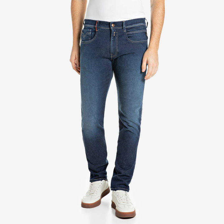 Replay Anbass Hyperflex Jeans herr Dark Blue M0914 .00X.661 244