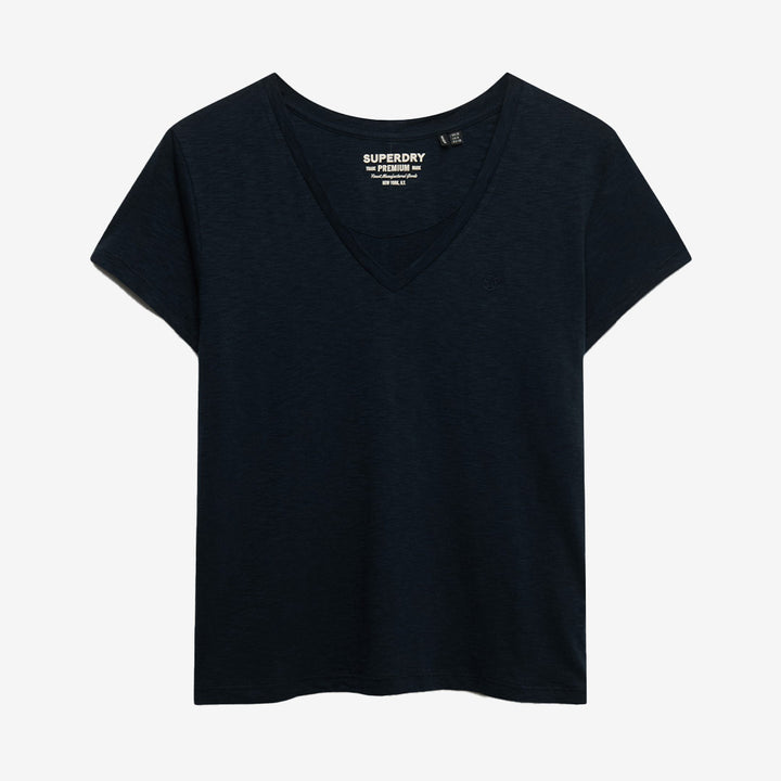 STUDIOS SLUB EMB VEE TEE