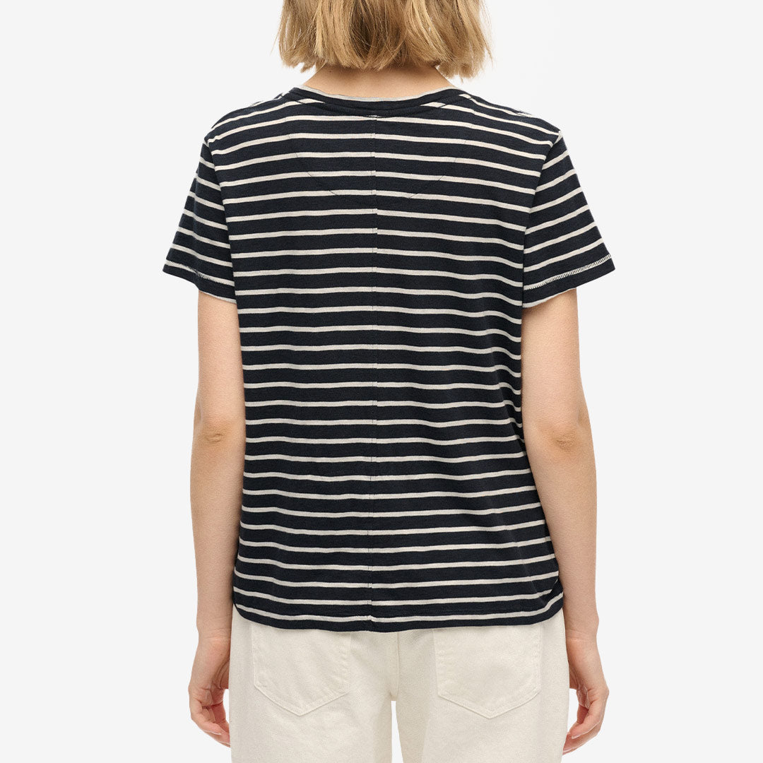 STUDIOS SLUB EMB VEE TEE