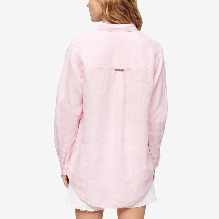 CASUAL LINEN BOYFRIEND SHIRT
