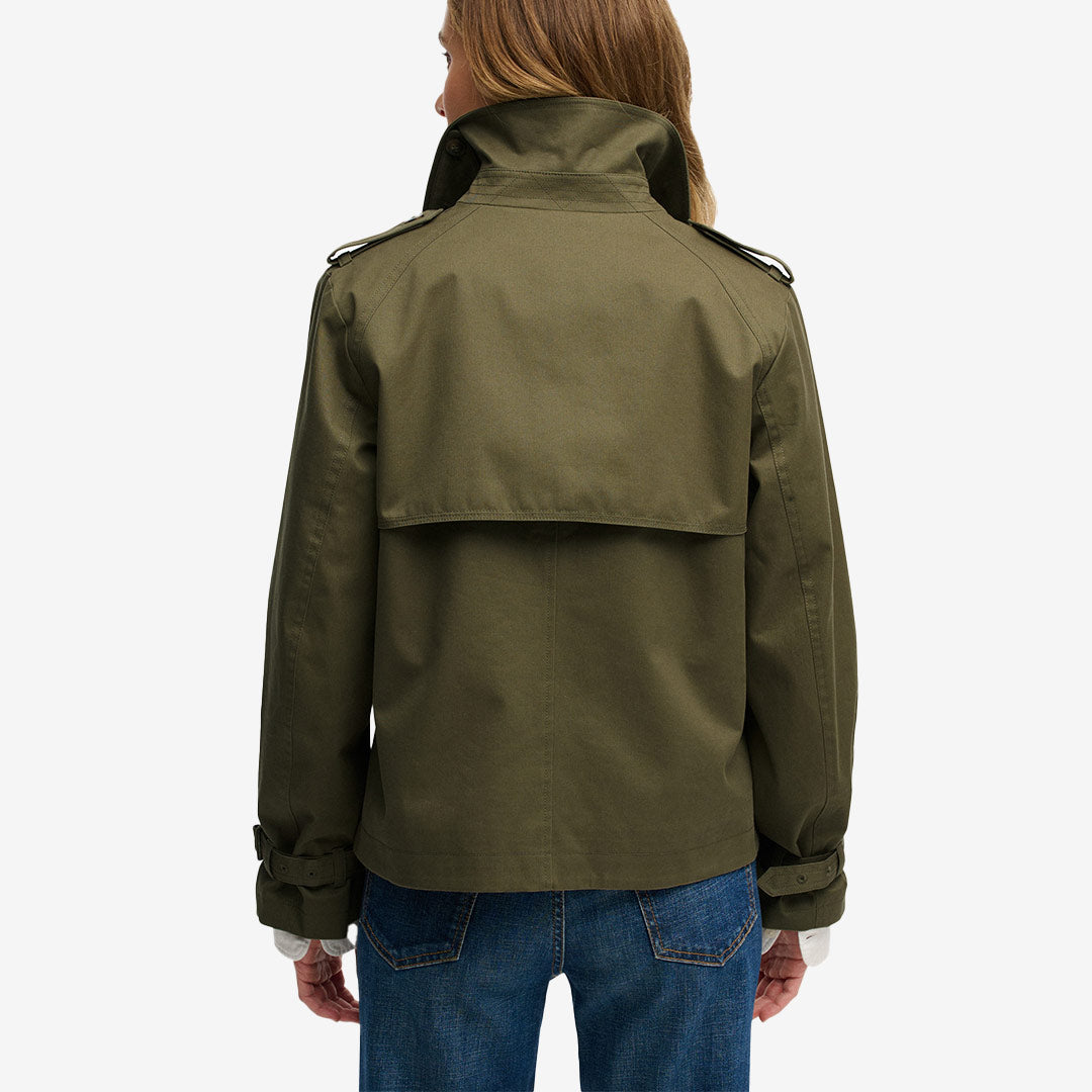 SHORT TRENCH COAT