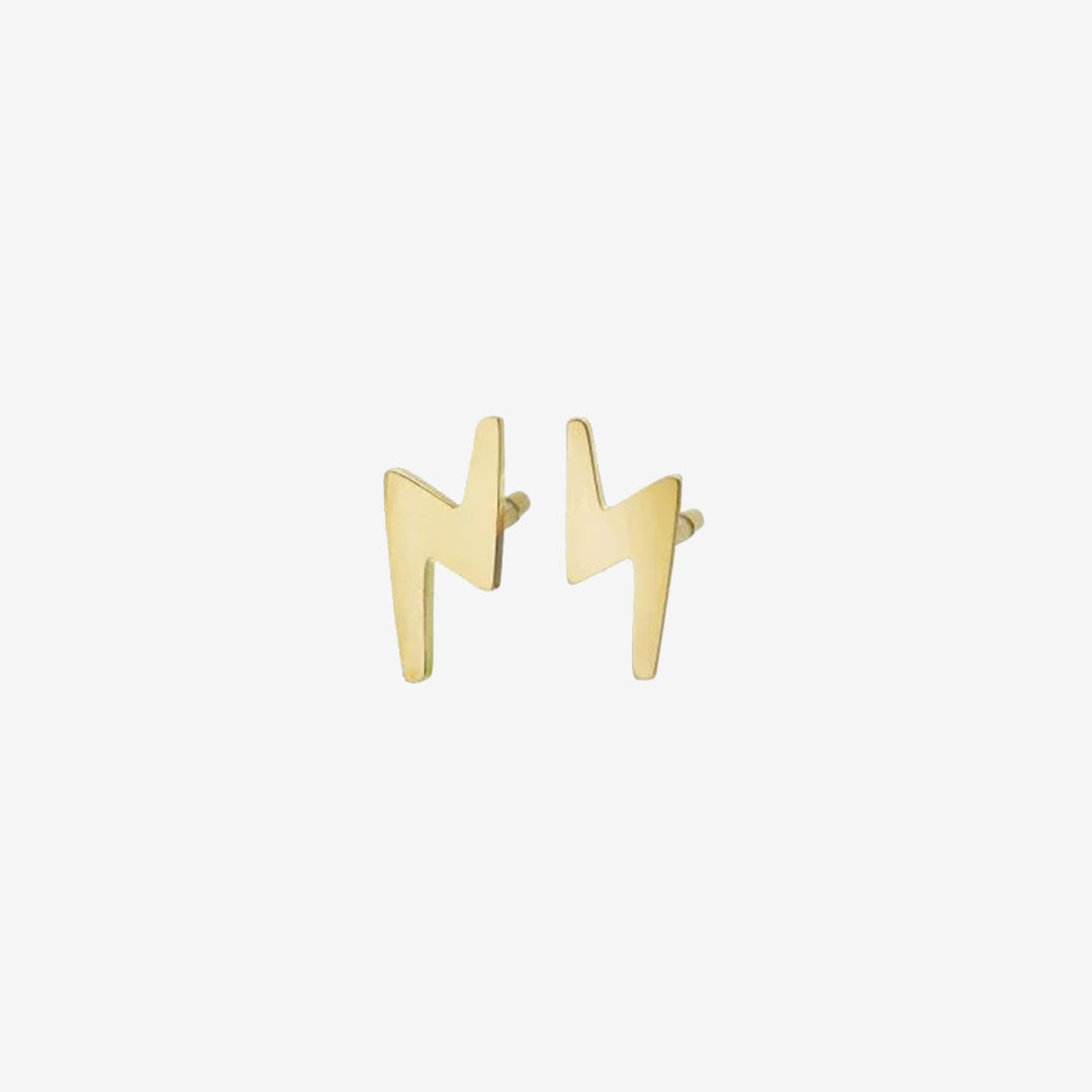 Lightning Studs Gold