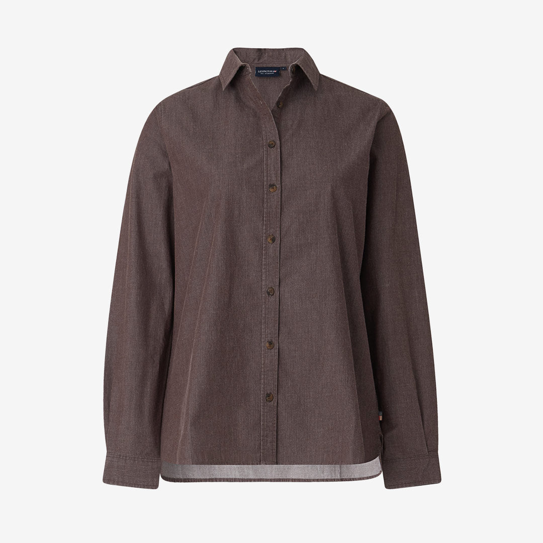 Sanna Brown Denim Shirt
