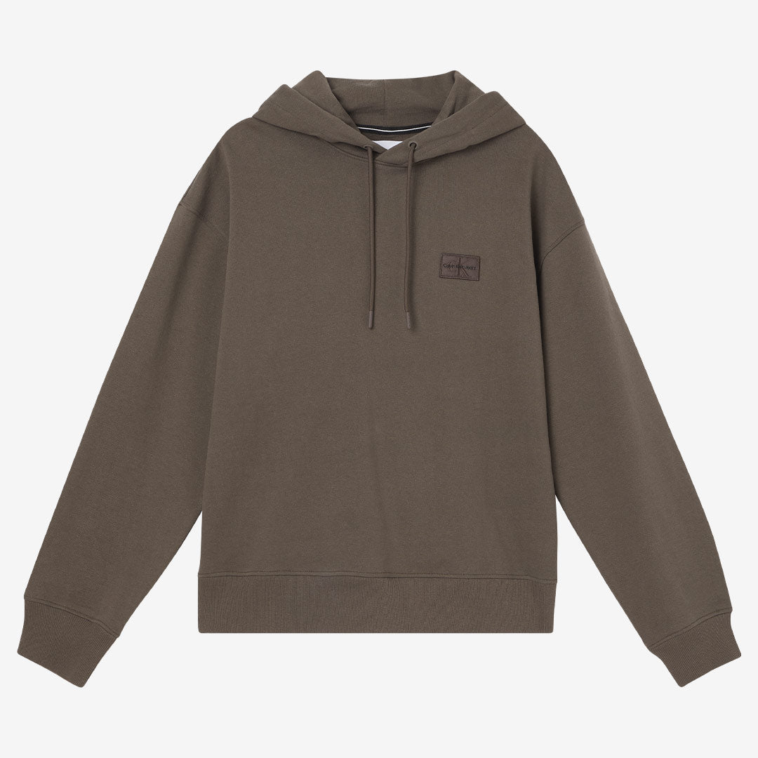 SHRUNKEN BADGE HOODIE
