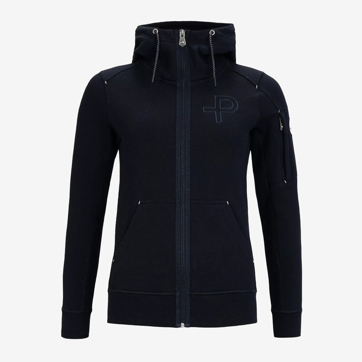 Pelle P P-hoodie dam navy blue med huva och dragkedja